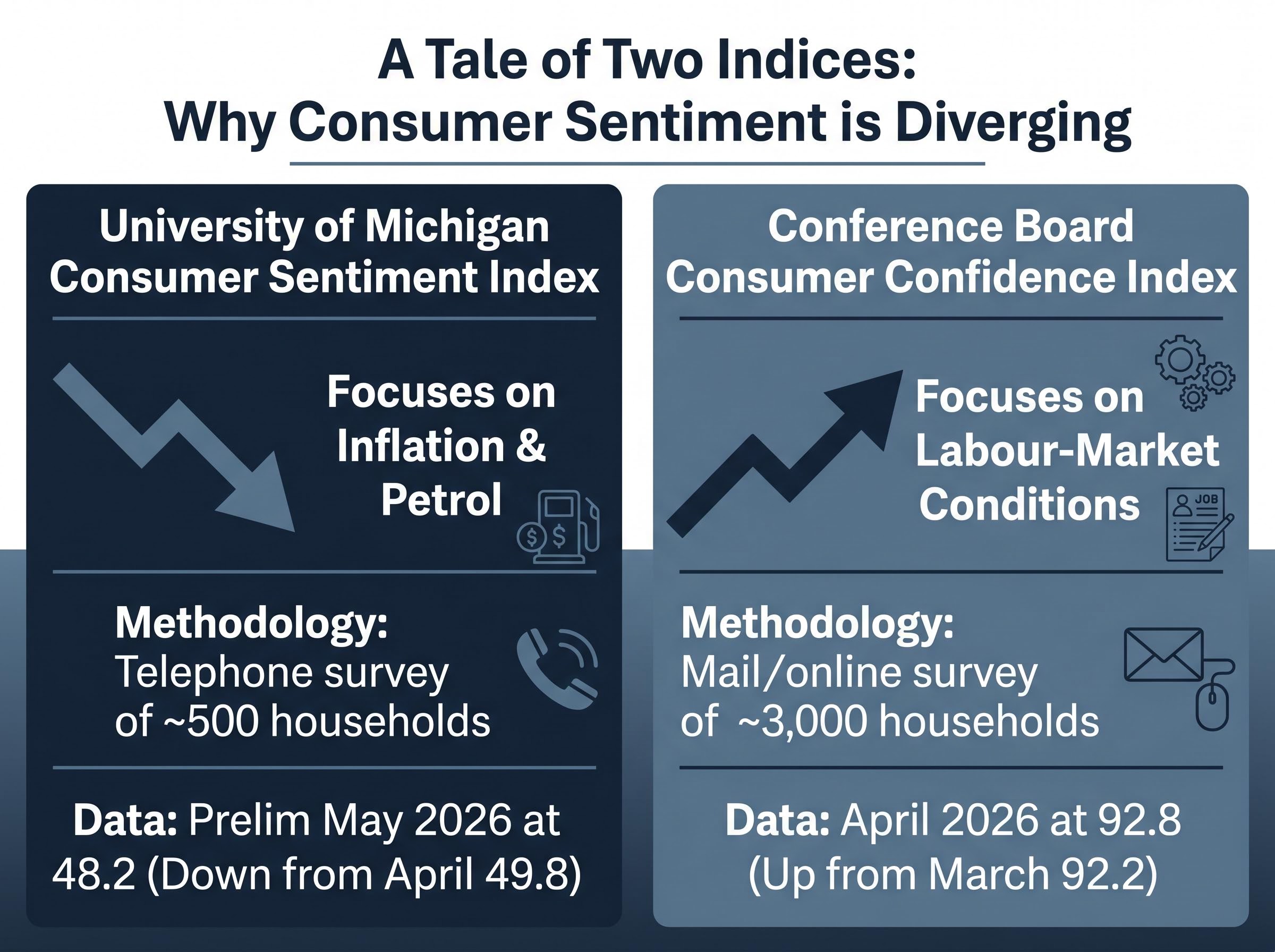 Index Divergence: Michigan vs. Conference Board