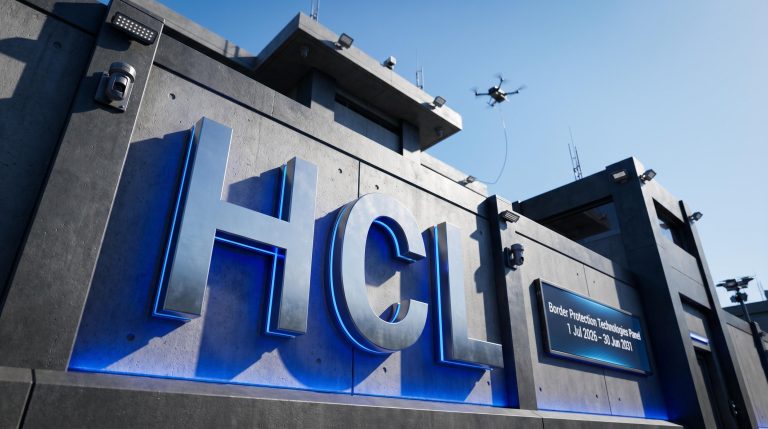 HCL building and drone