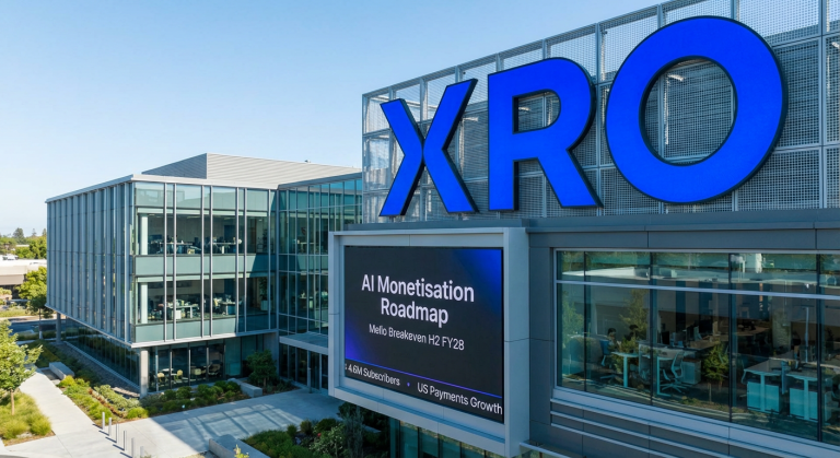 Xero Maps AI Monetisation Plan and Melio Breakeven Path Through FY28