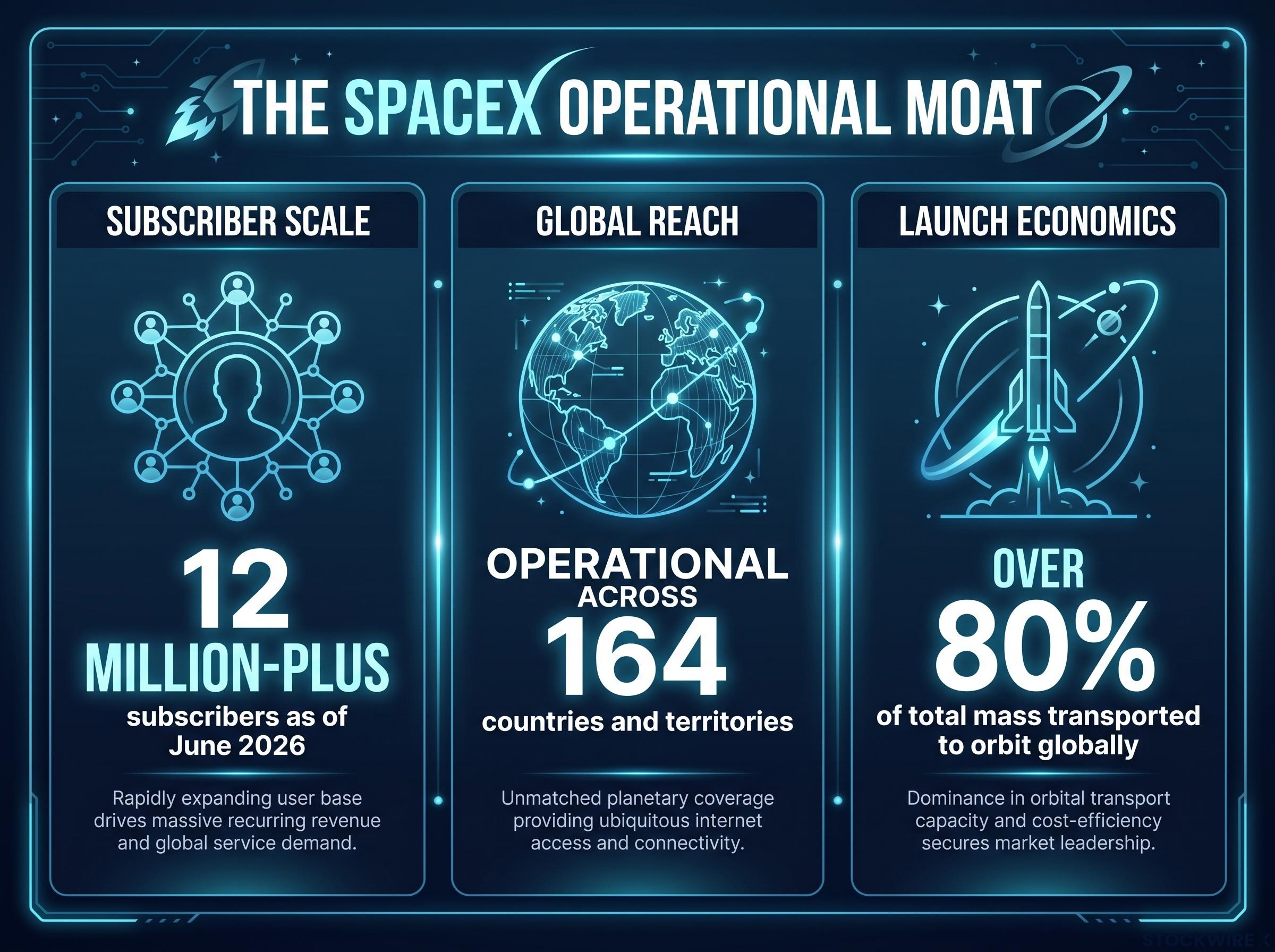 The Operational Moat: Starlink and Launch Scale