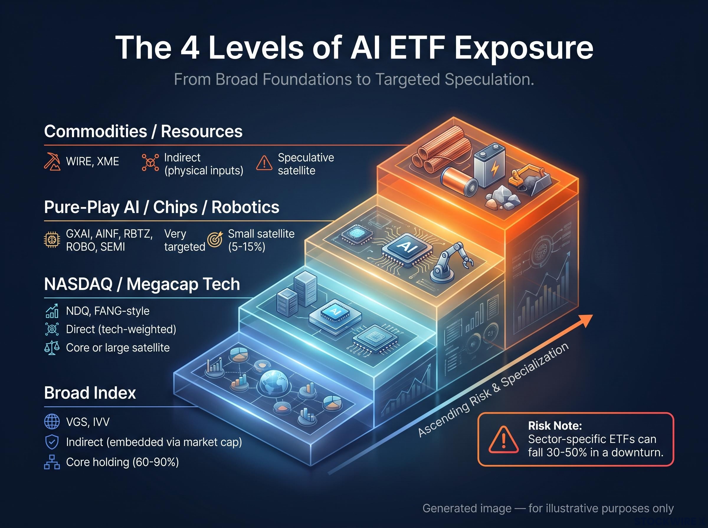 The 4 Levels of AI ETF Exposure