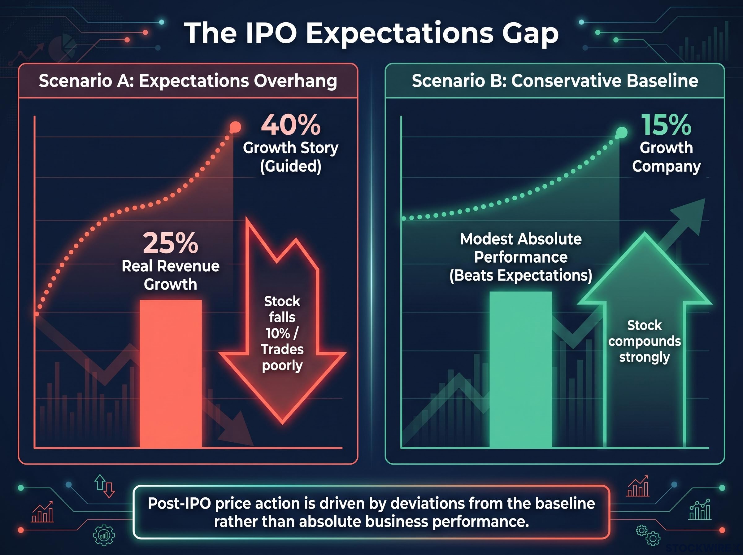 The IPO Expectations Gap: Scenario A vs. Scenario B