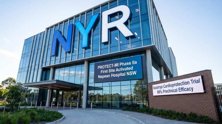 Nyrada Activates First Site for Heart Attack Trial Targeting 5M Annual Procedures