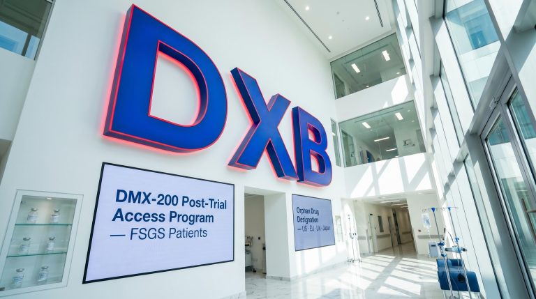 Lobby with DXB sign