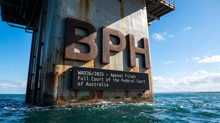 Platform court appeal sign