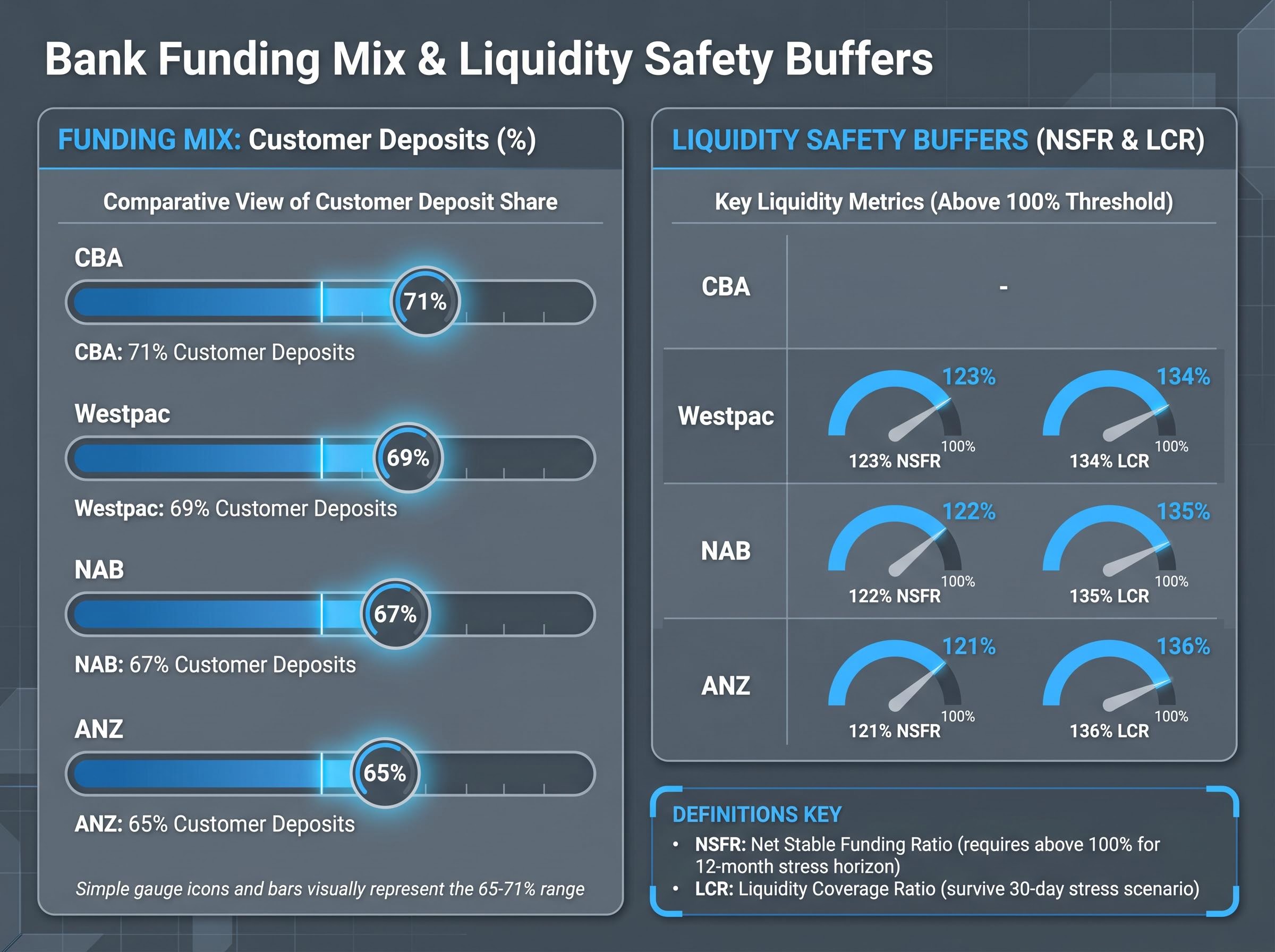 Bank Funding & Liquidity Safety Buffers