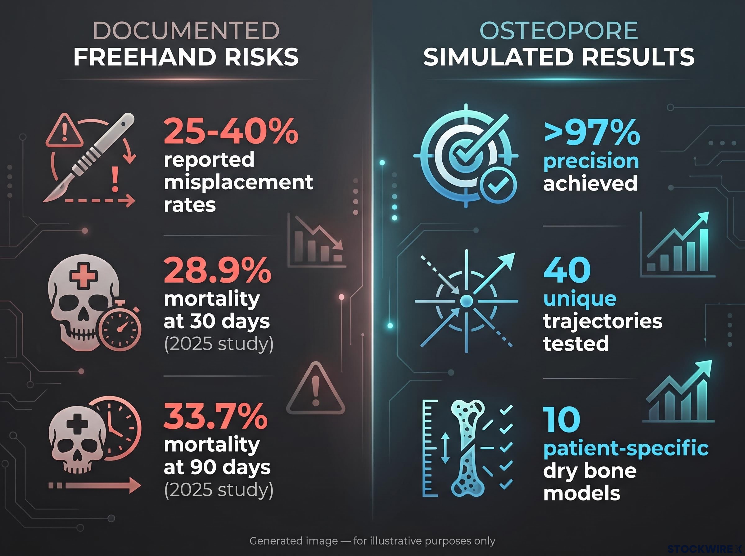 Clinical Risks vs. Osteopore Simulated Results