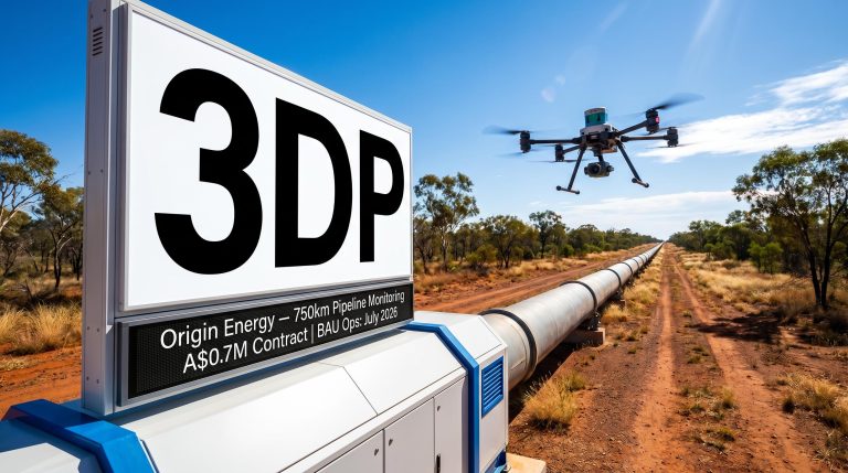 Pointerra Locks in Three-Year Origin Energy Pipeline Deal Worth A$0.7M
