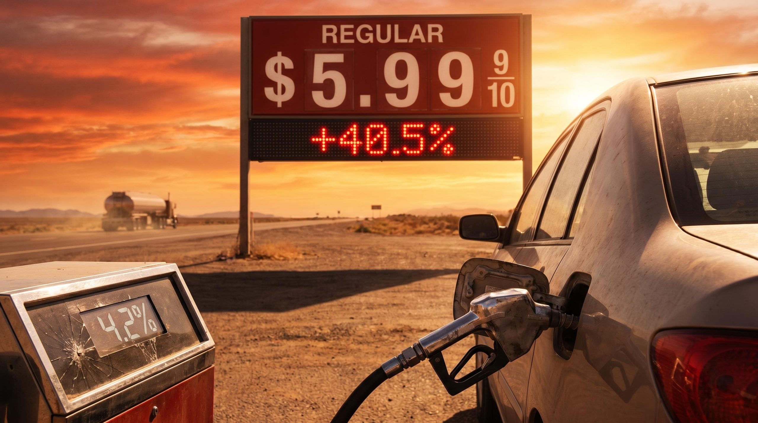 US inflation rate hits 4.2% three-year high as gasoline surges 40.5% amid Iran conflict supply shock