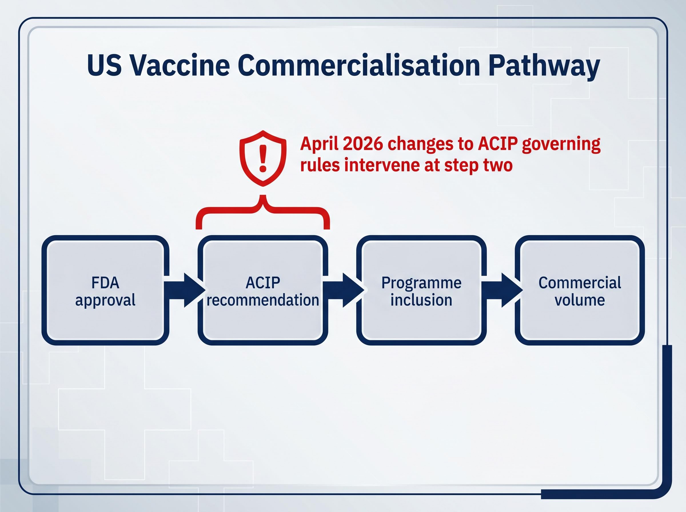 The US Vaccine Commercialisation Pathway Bottleneck