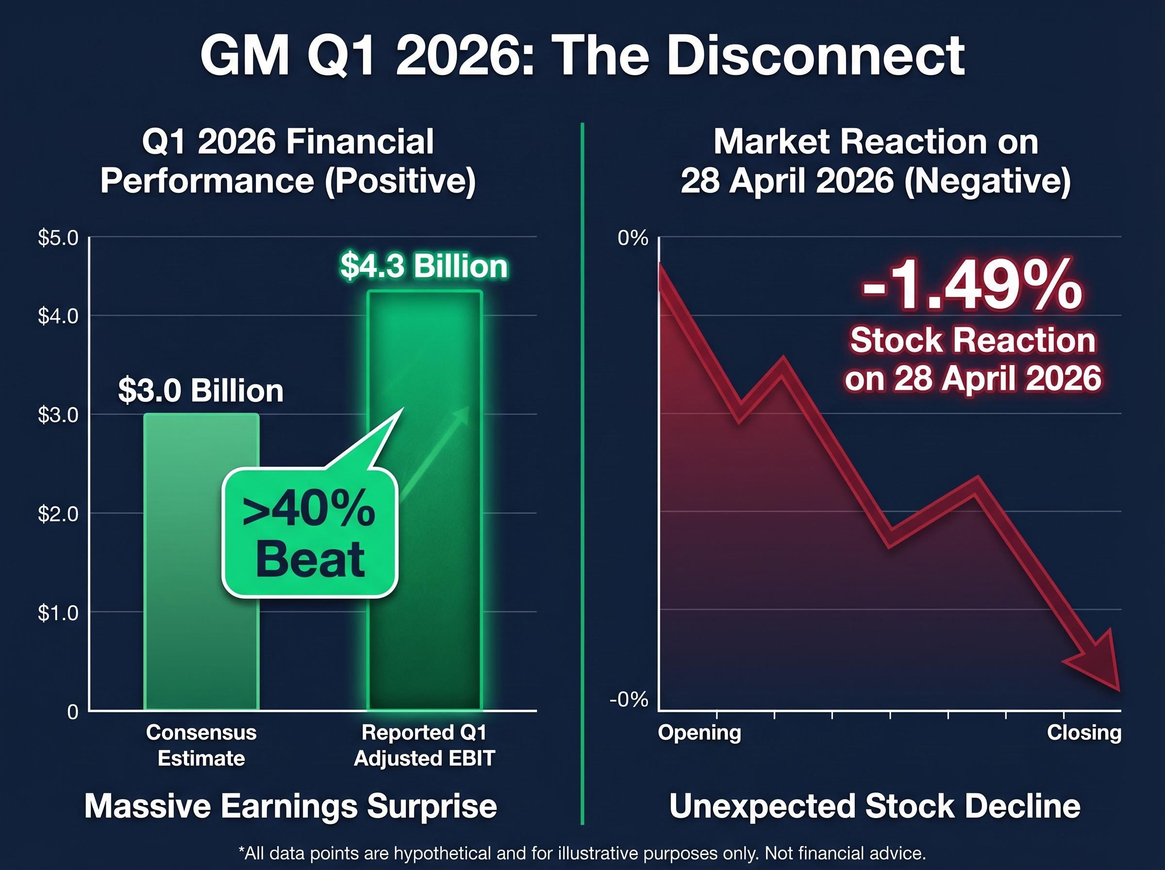 GM Q1 2026: Massive Earnings Beat vs. Market Reaction