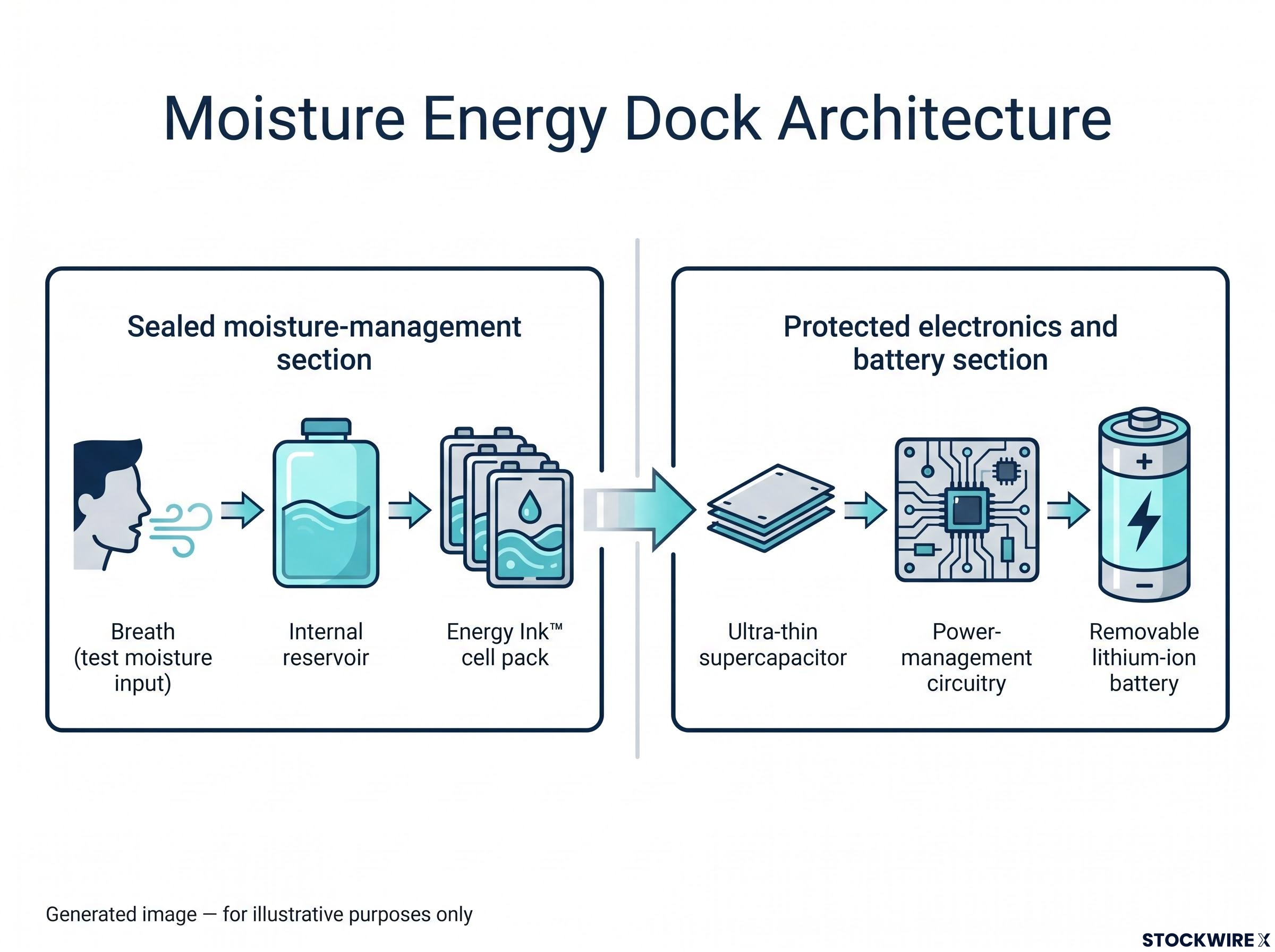 Moisture Energy Dock Architecture Diagram