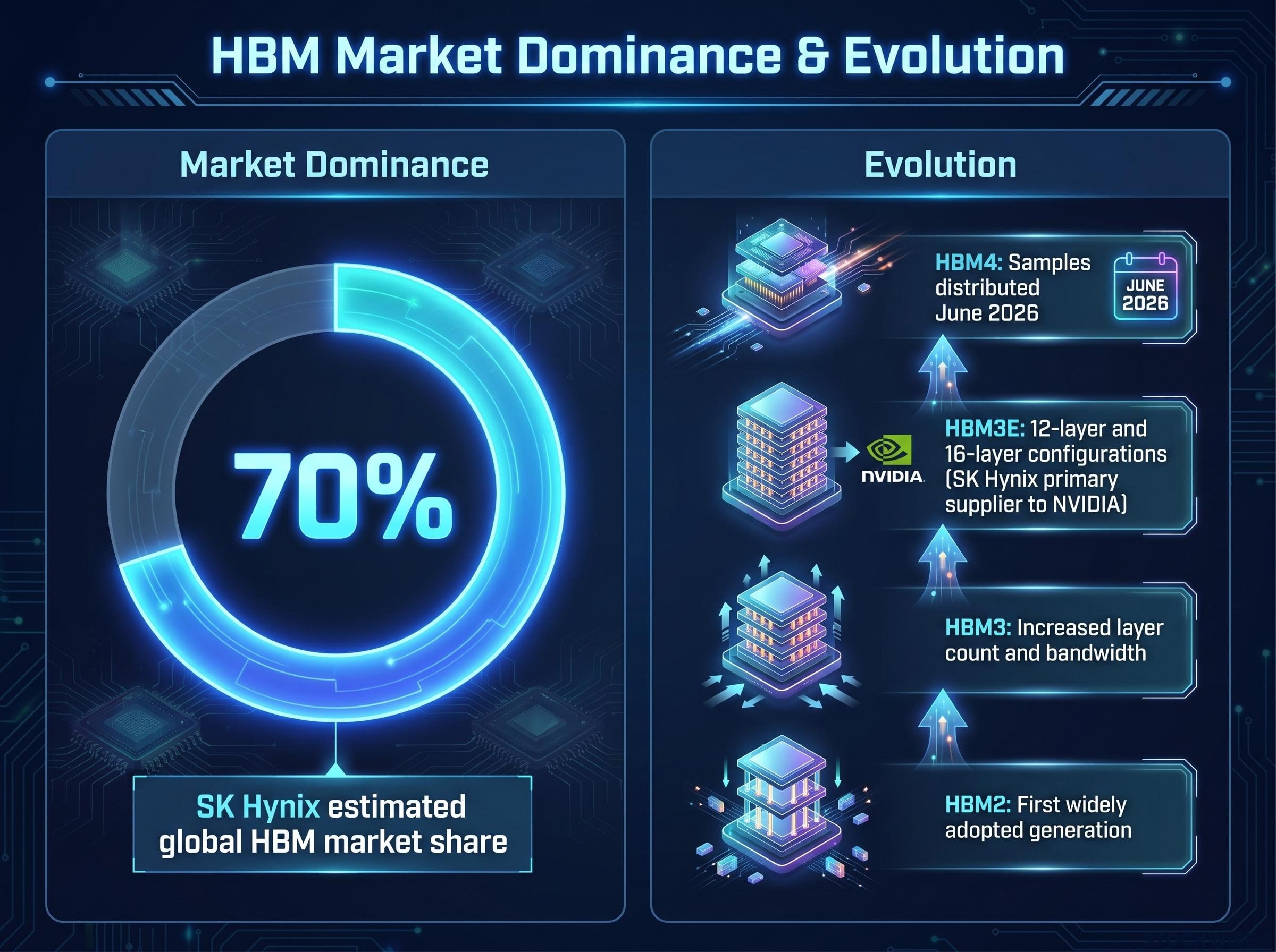 HBM Market Share and Technology Evolution