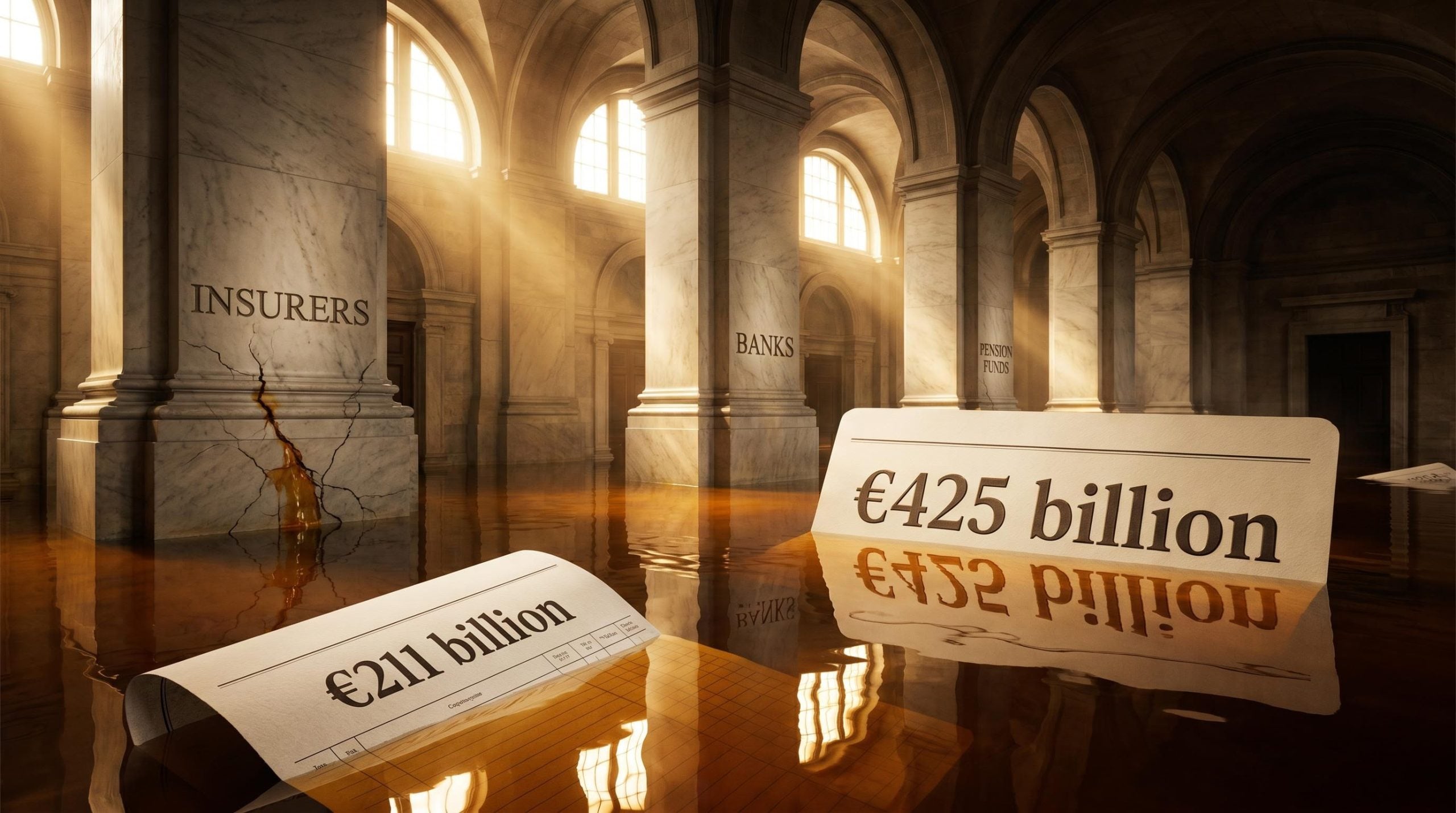 ECB warns €425bn private credit exposure at European insurers, banks and pension funds risks second-round losses