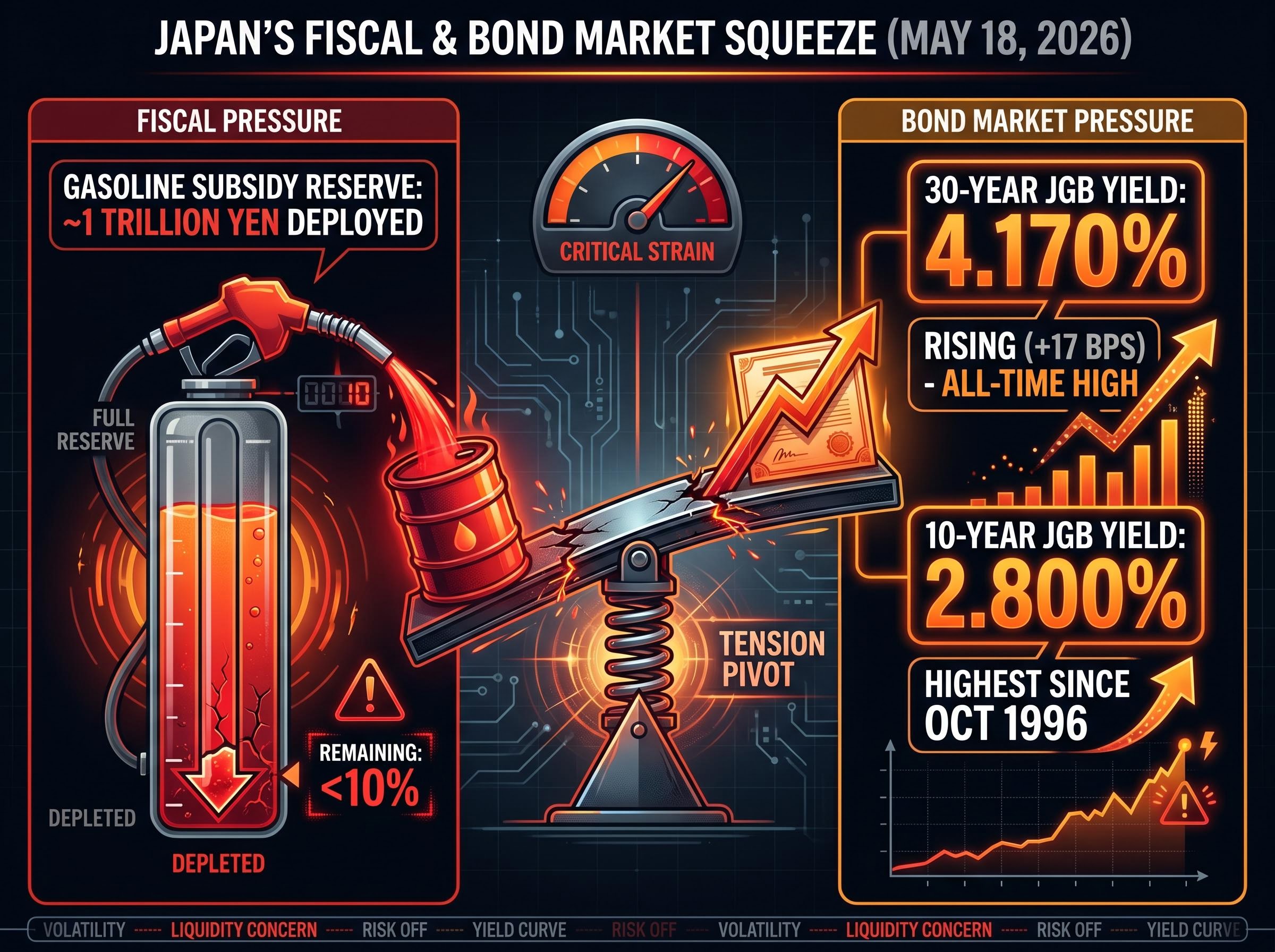 Japan's Fiscal and Yield Squeeze (May 2026)