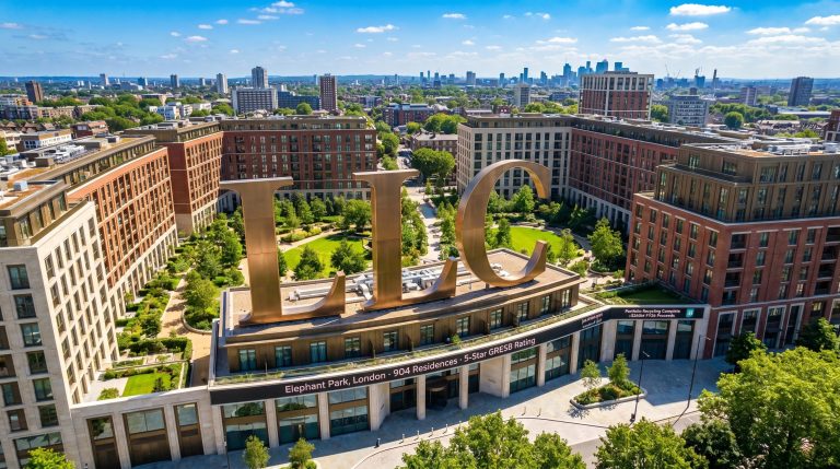 Large LLC rooftop letters