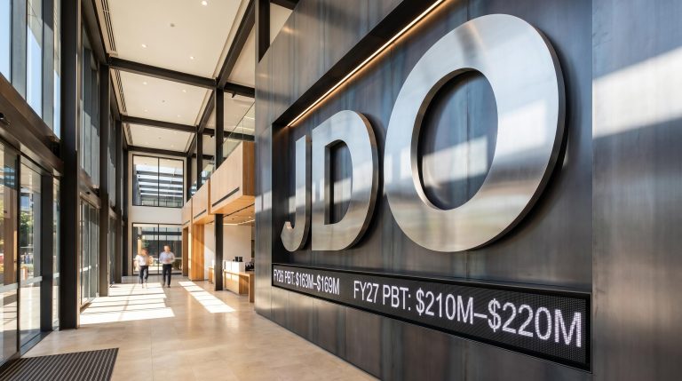 large JDO wall sign