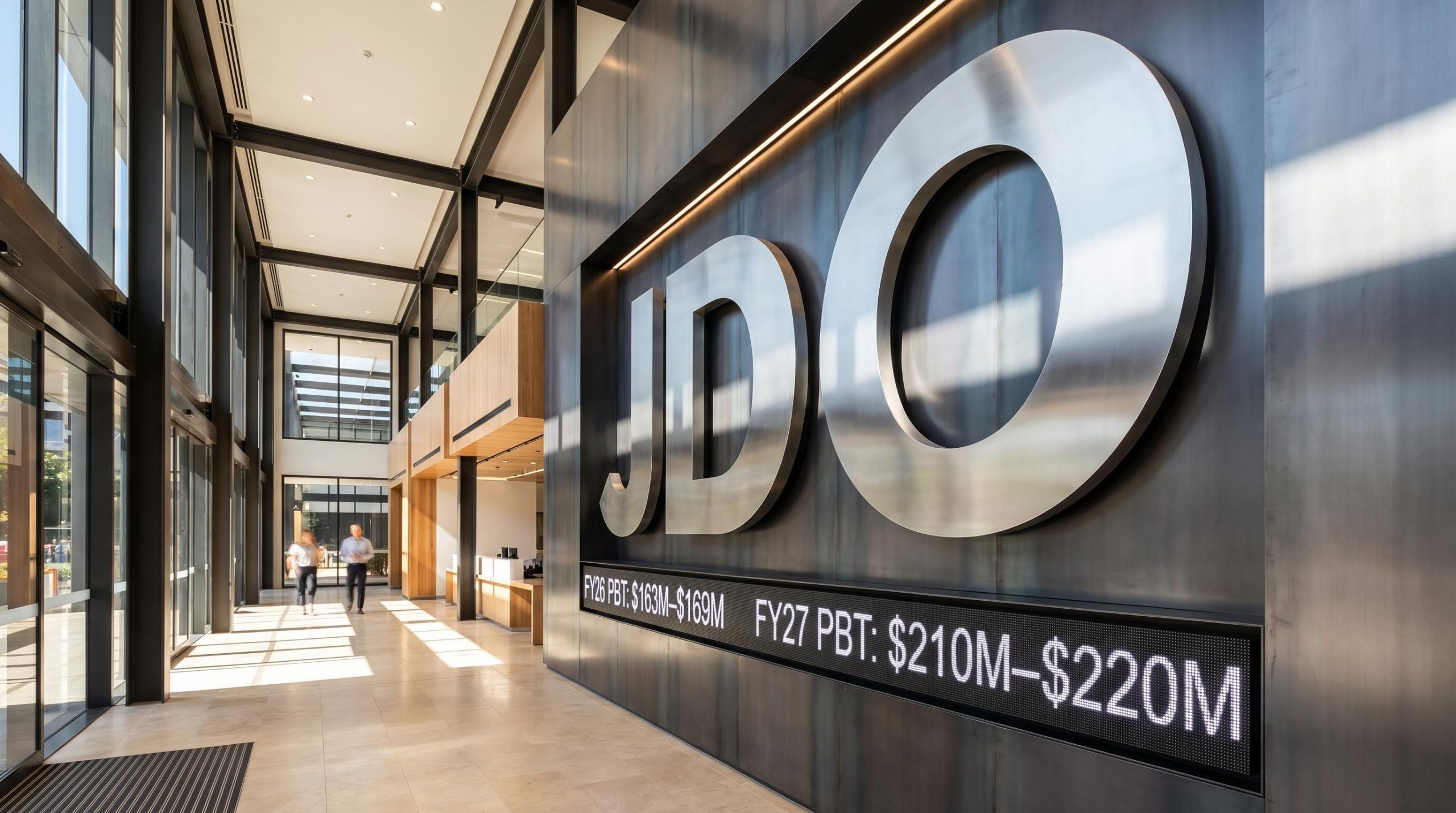 large JDO wall sign