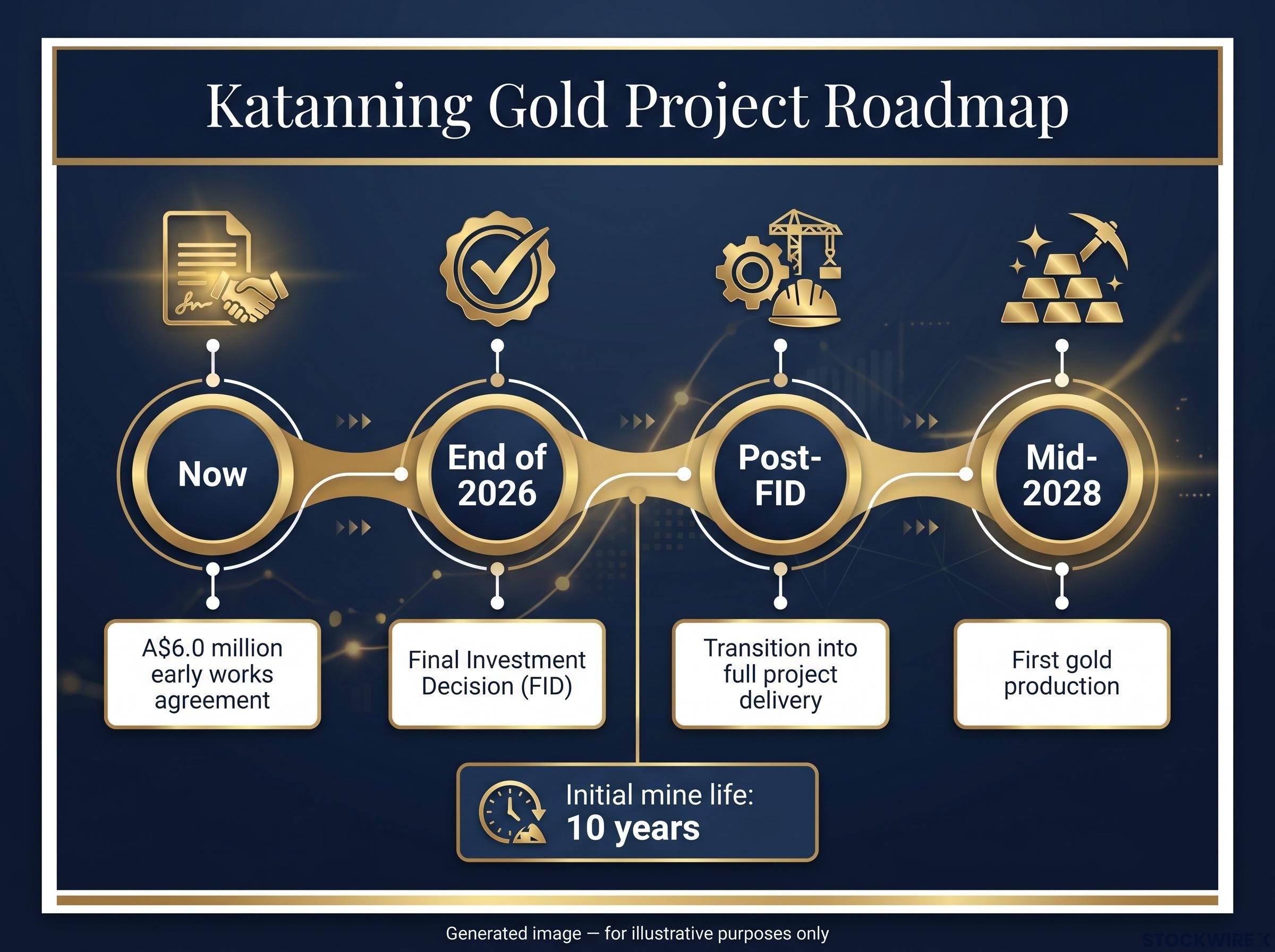 Katanning Gold Project Timeline