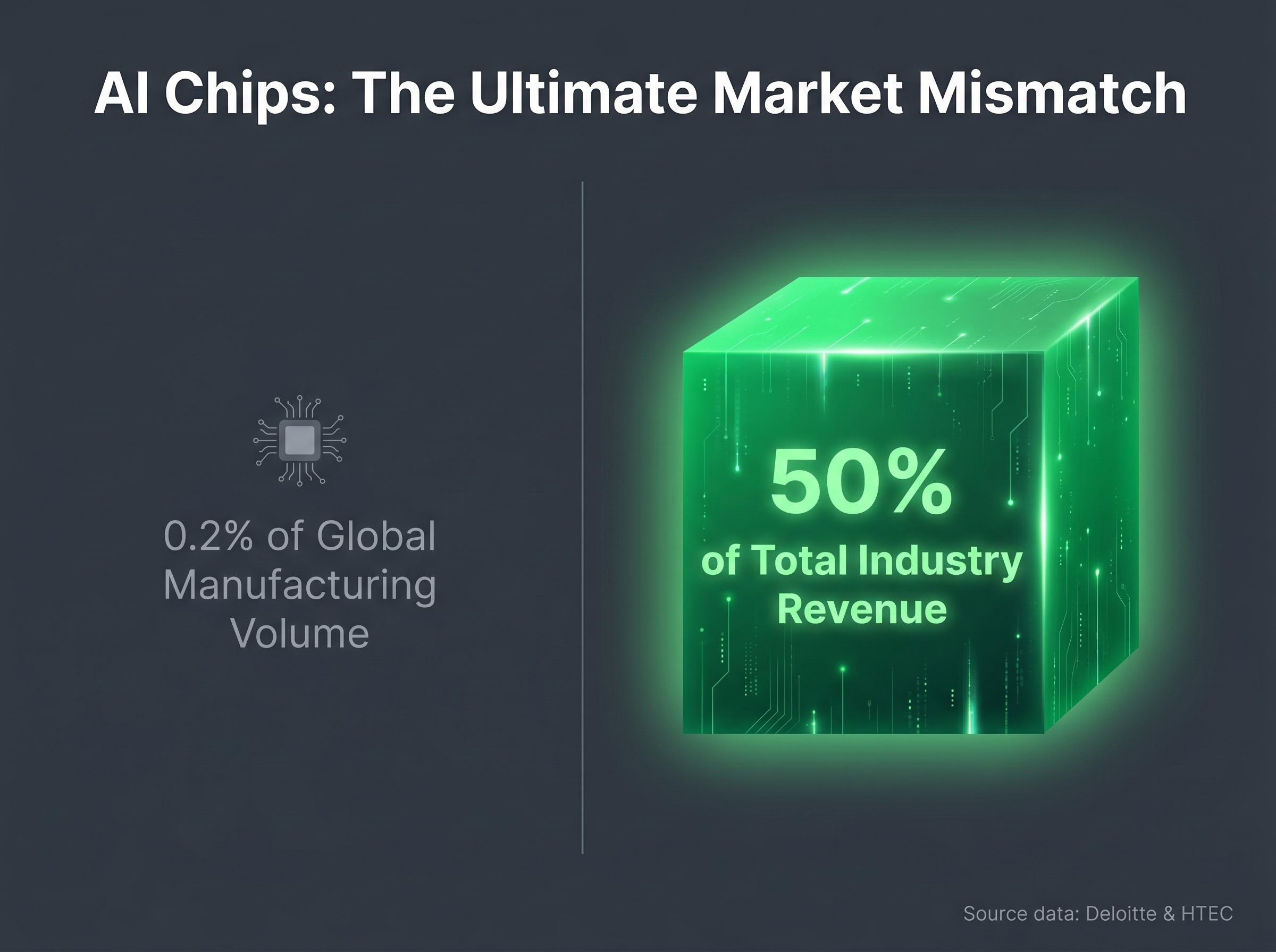 AI Chips: Volume vs. Revenue Mismatch
