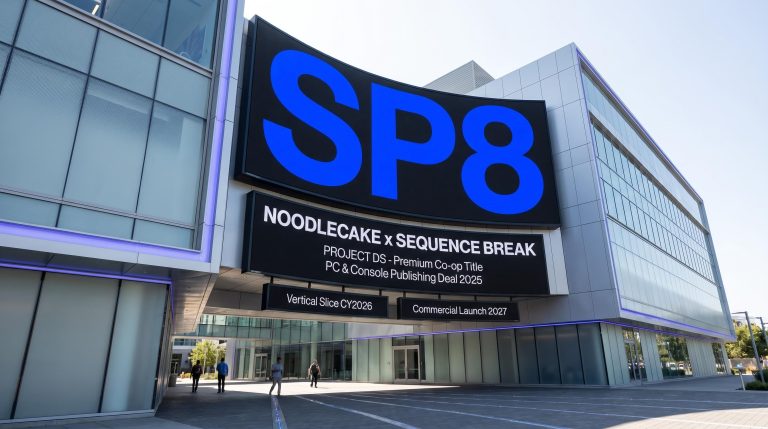 modern building SP8 sign