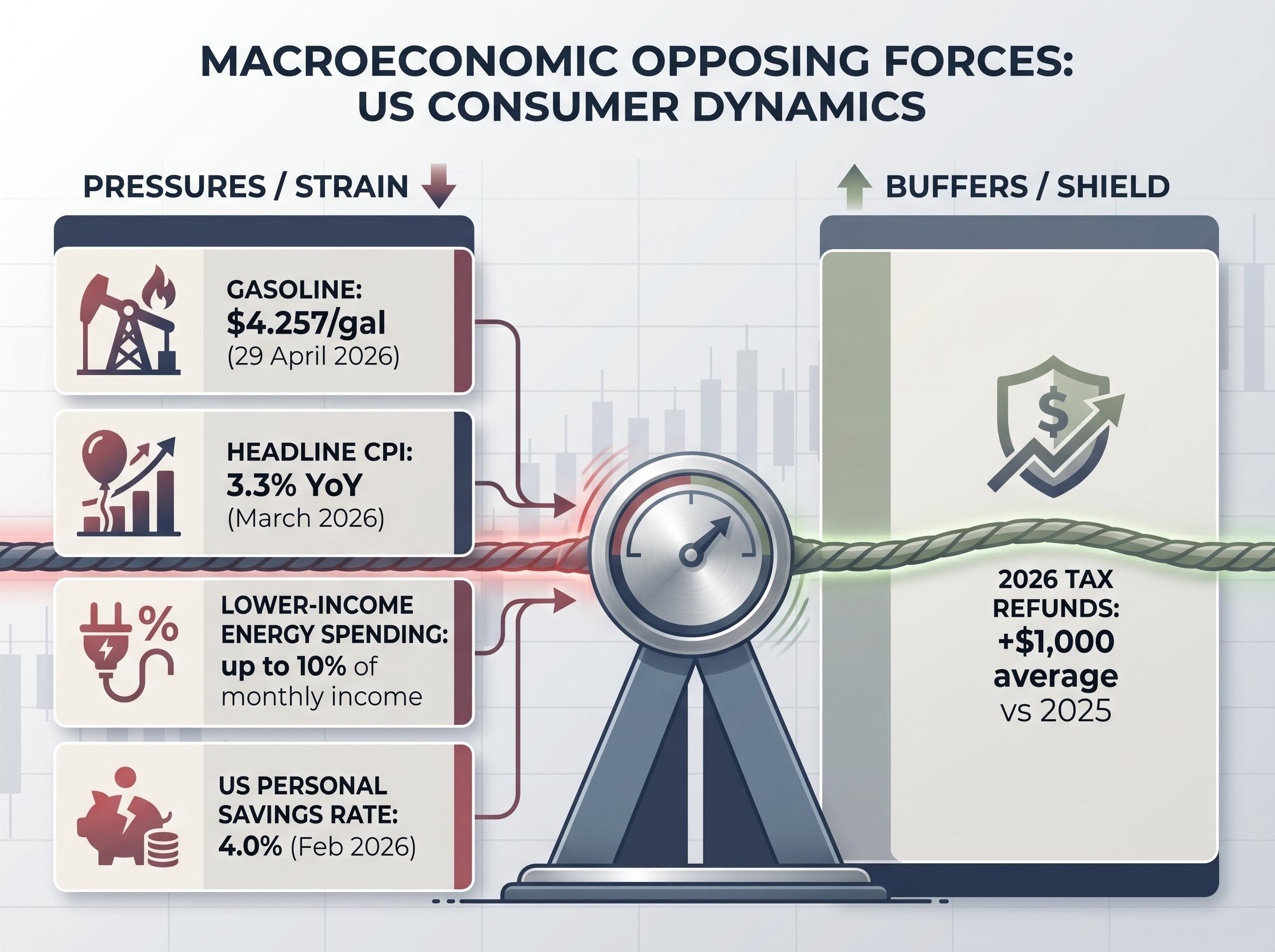 Consumer Pressures vs. Fiscal Buffers