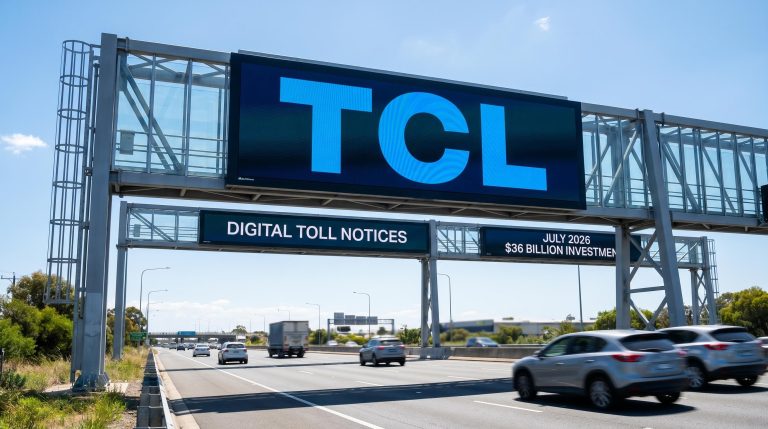 Transurban Cuts Toll Notice Costs as NSW Switches to Digital From July 2026