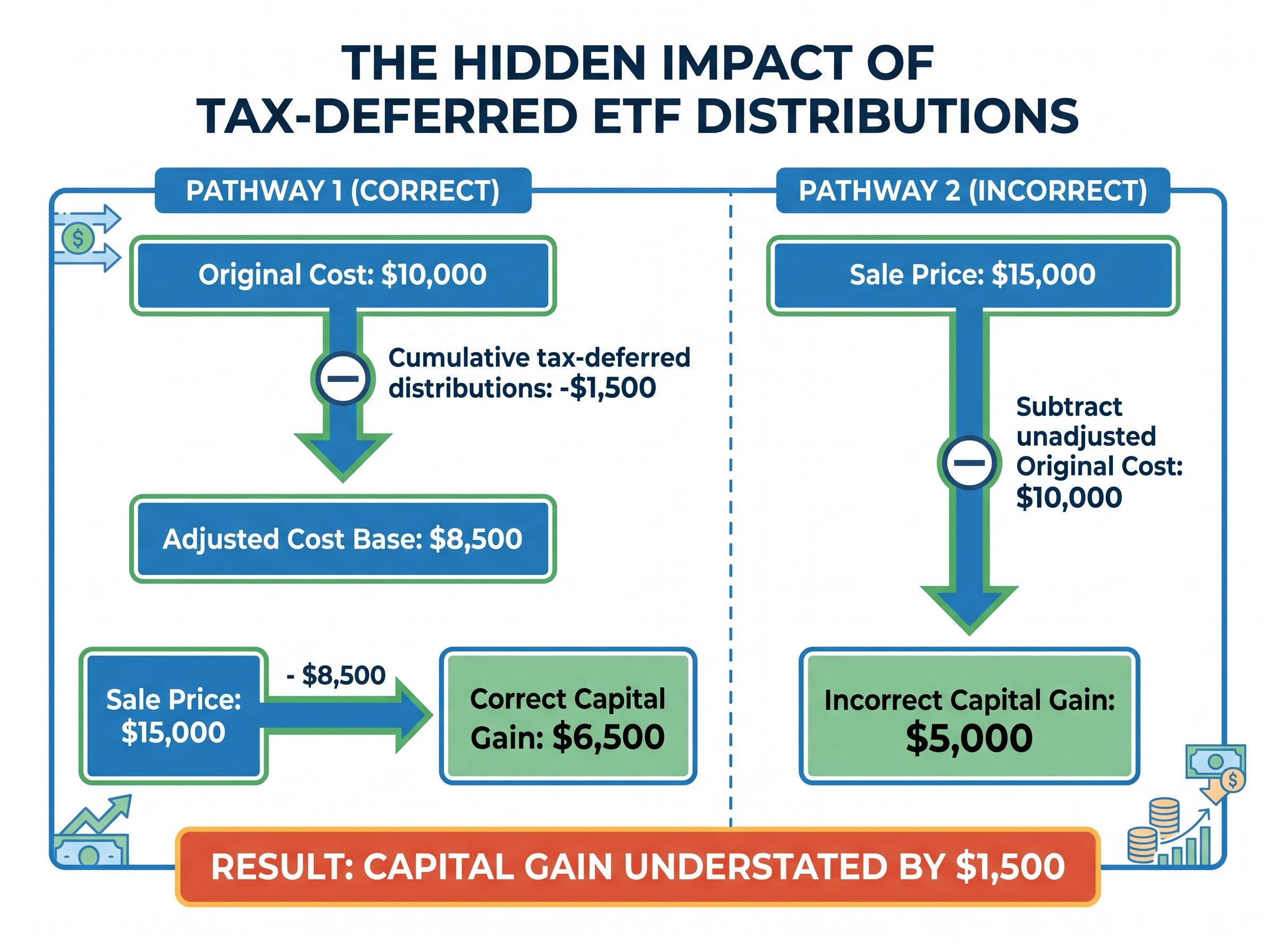 The Compounding Cost Base Error: A Worked Example