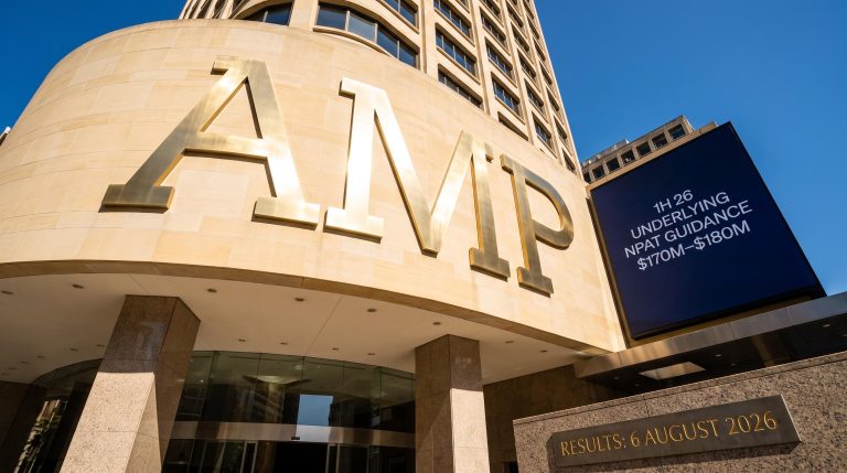 AMP building and sign
