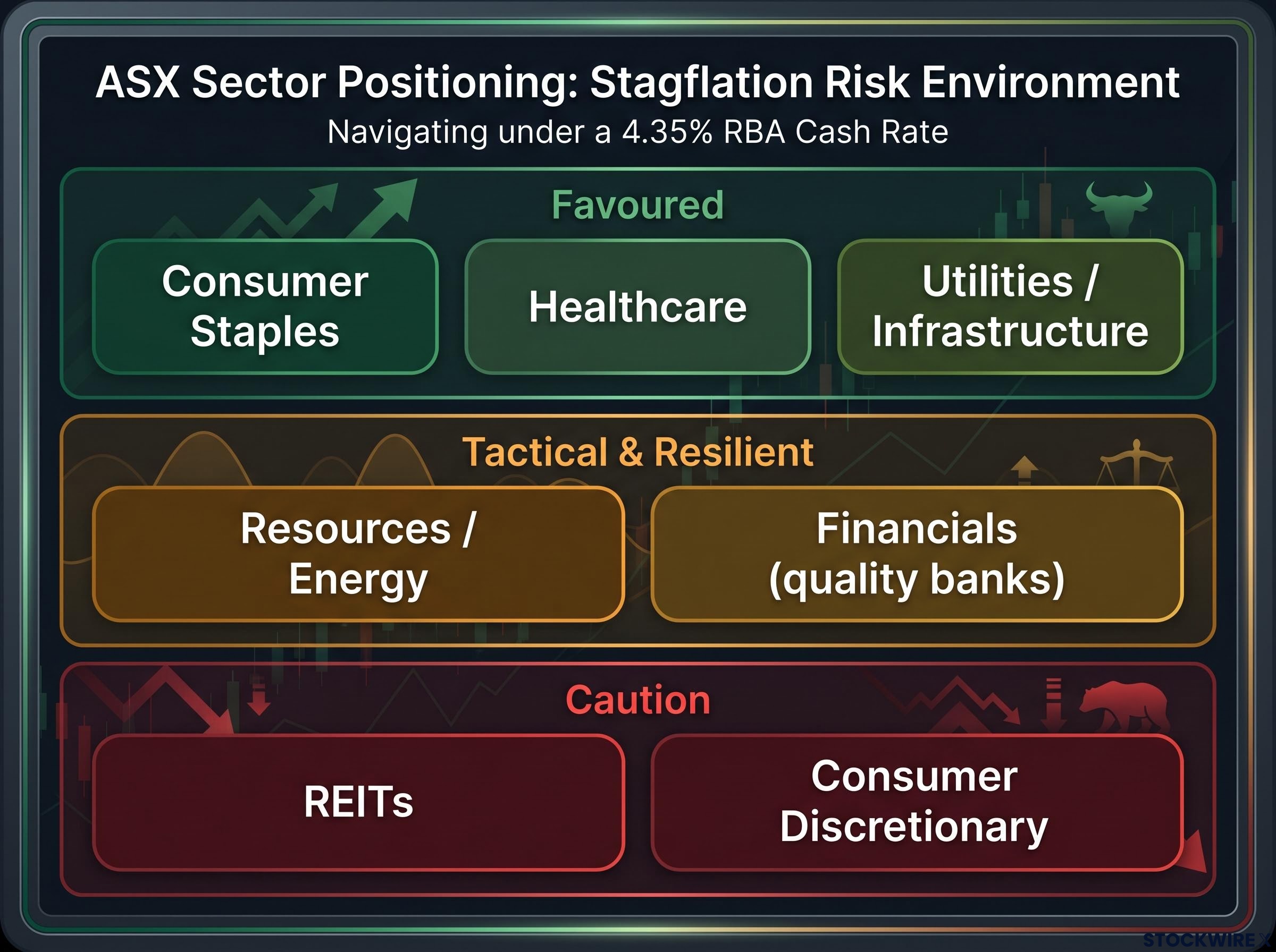 ASX Sector Playbook Under Stagflation Risk