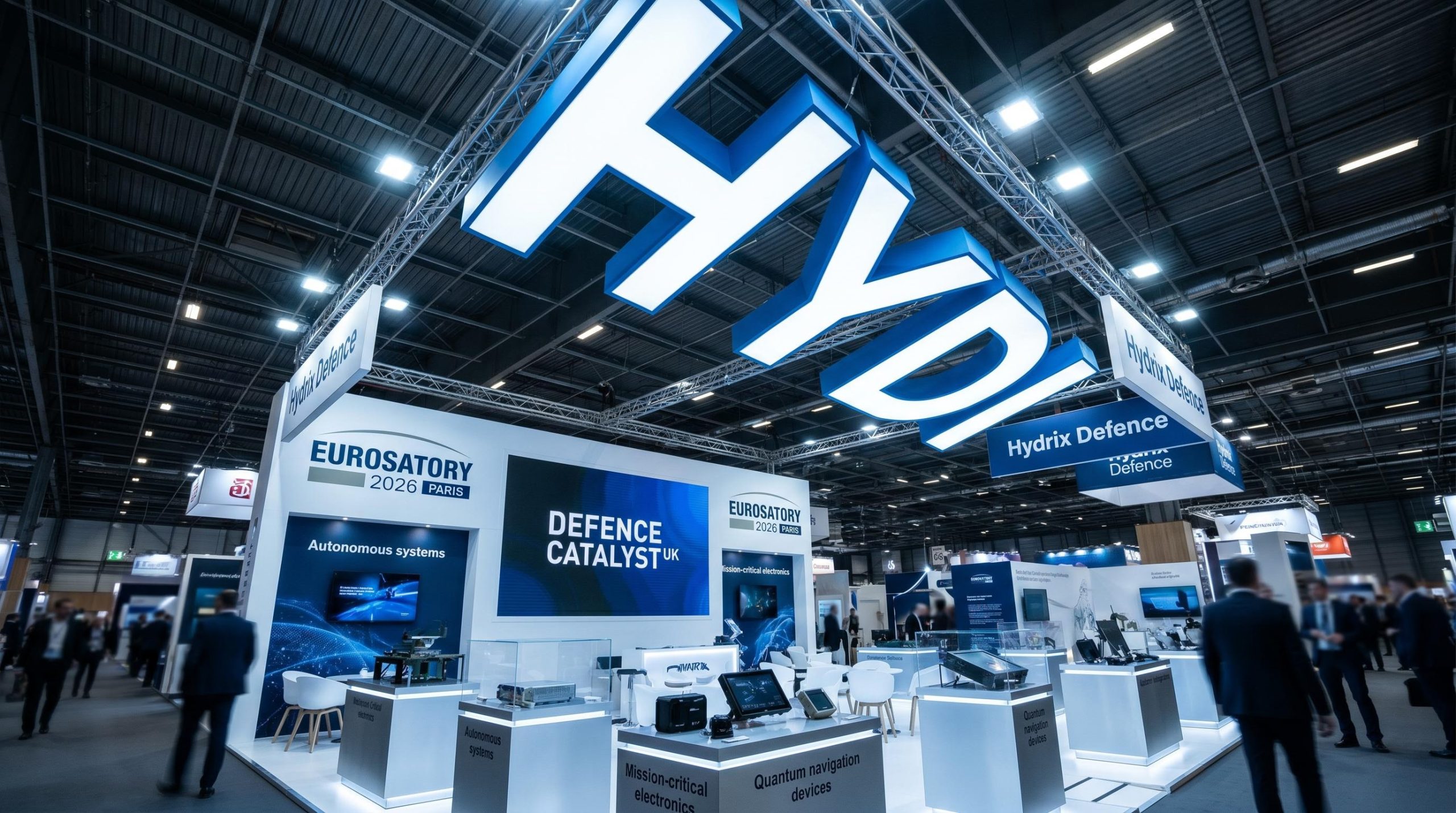 Hydrix Defence display at expo