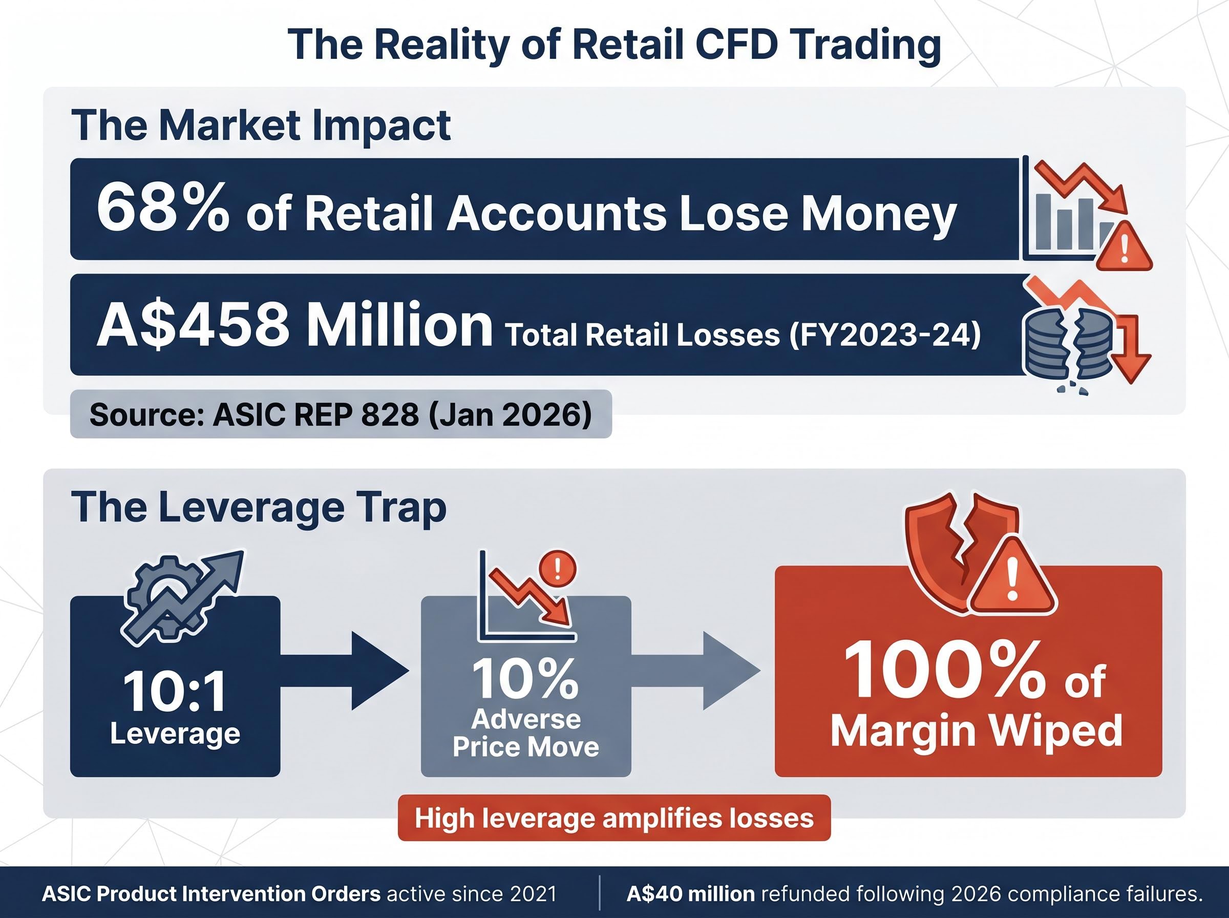 The True Cost of Retail CFD Trading in Australia