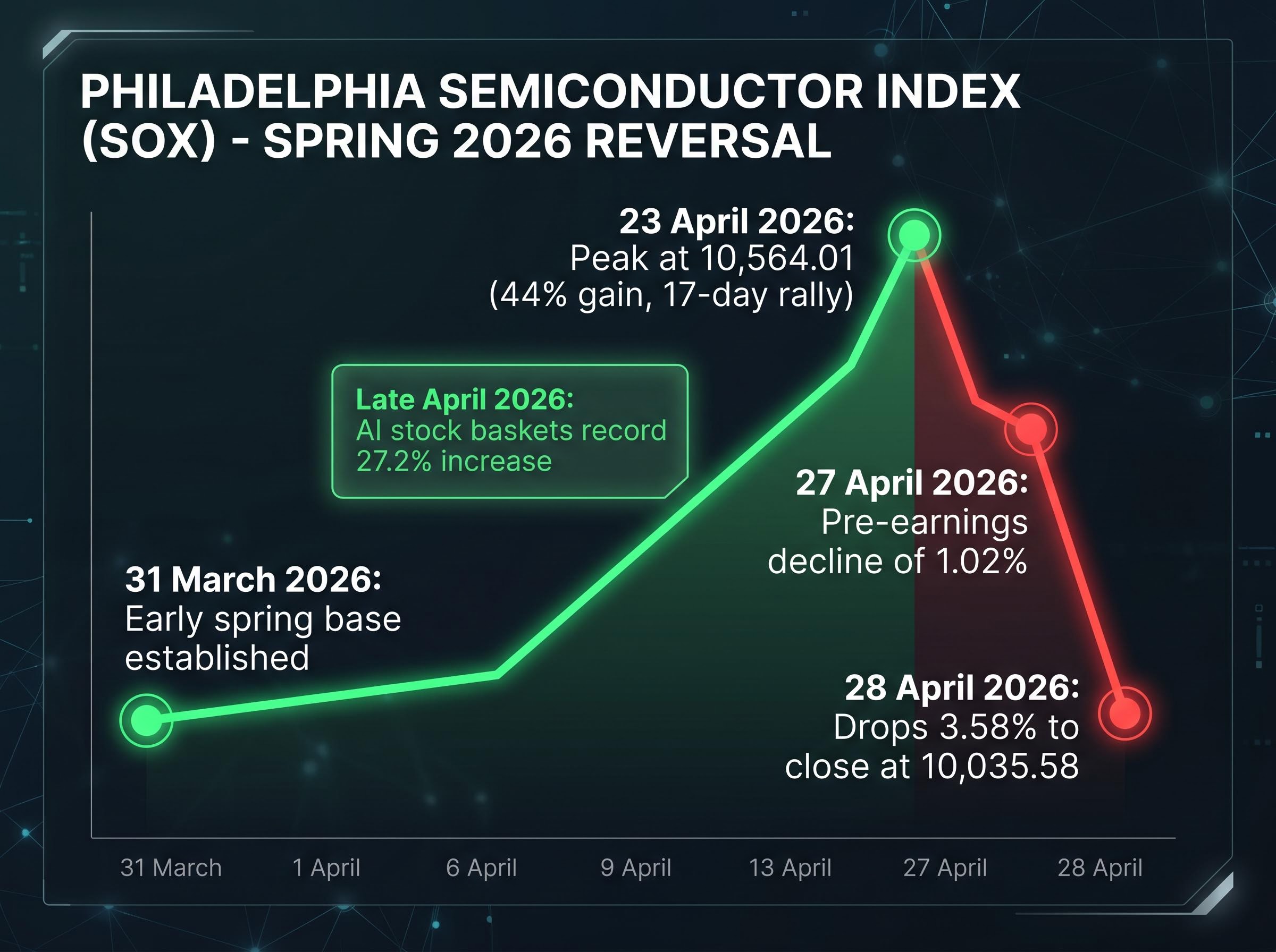 Spring 2026 Semiconductor Volatility Timeline