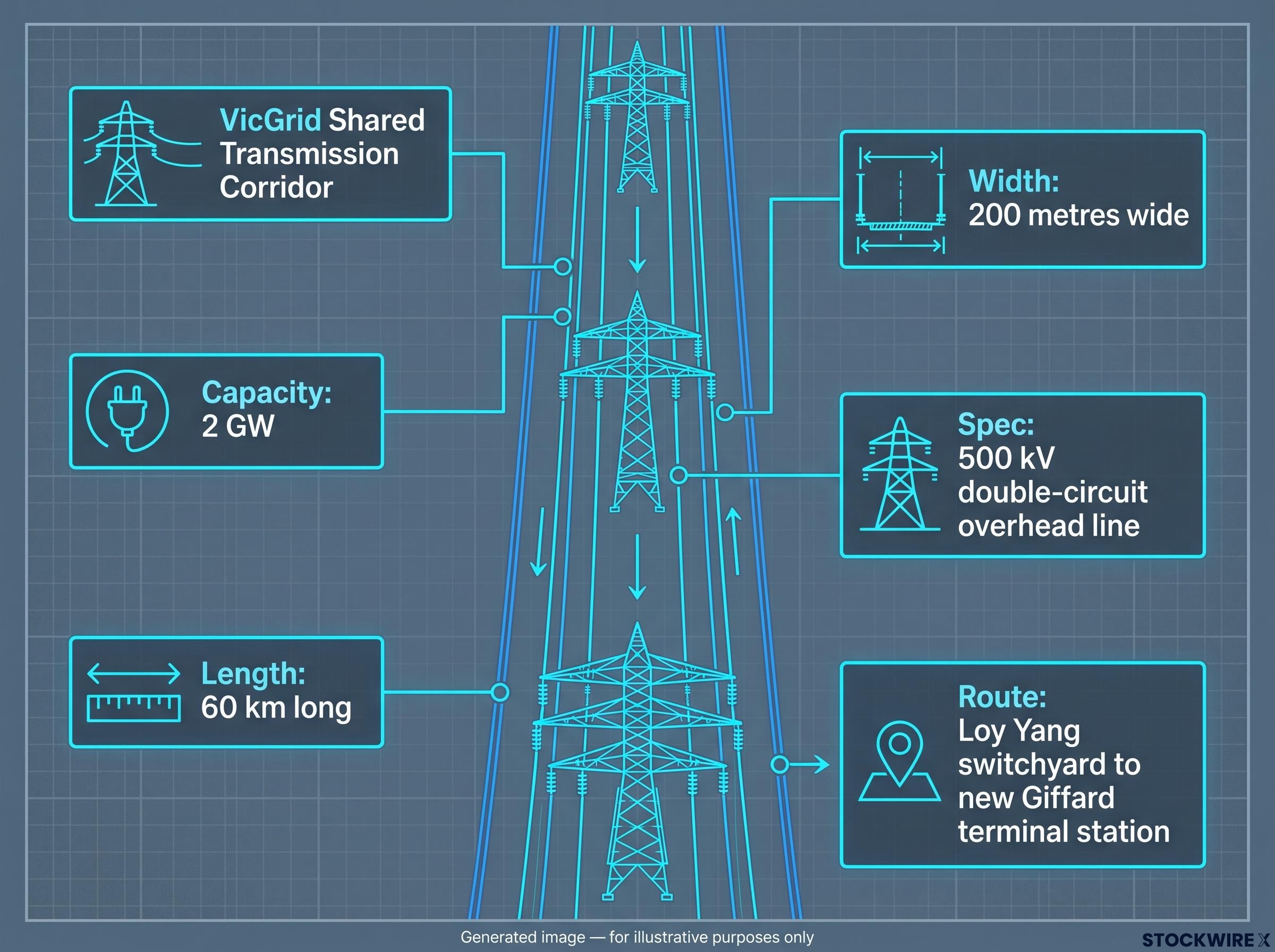 VicGrid Shared Transmission Corridor Specifications