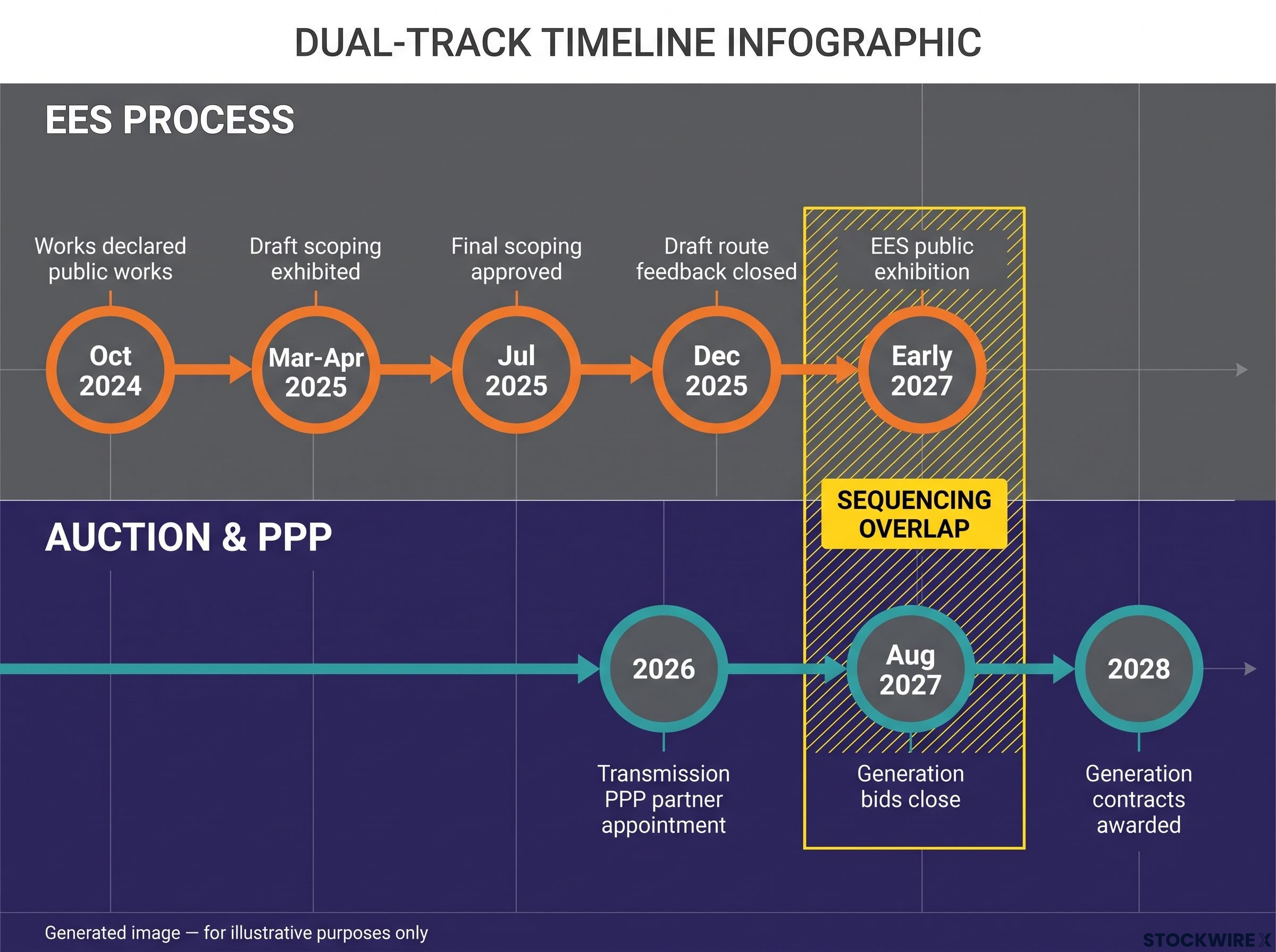 The 2024-2028 EES and Auction Sequencing Overlap