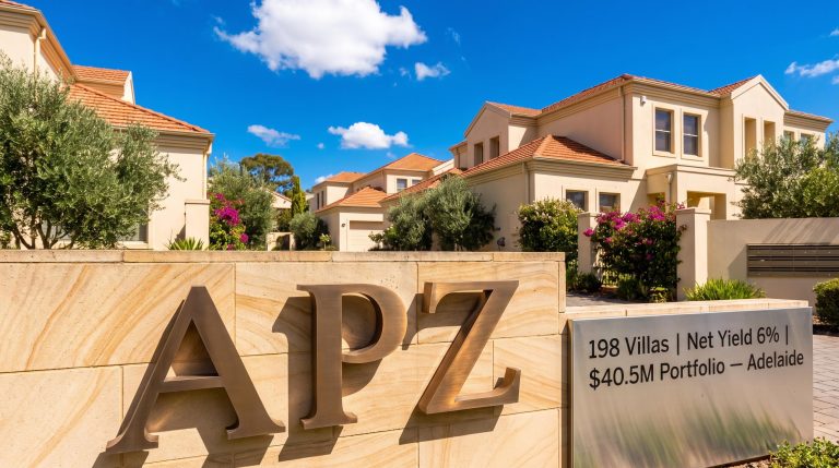 Luxury villas with APZ sign