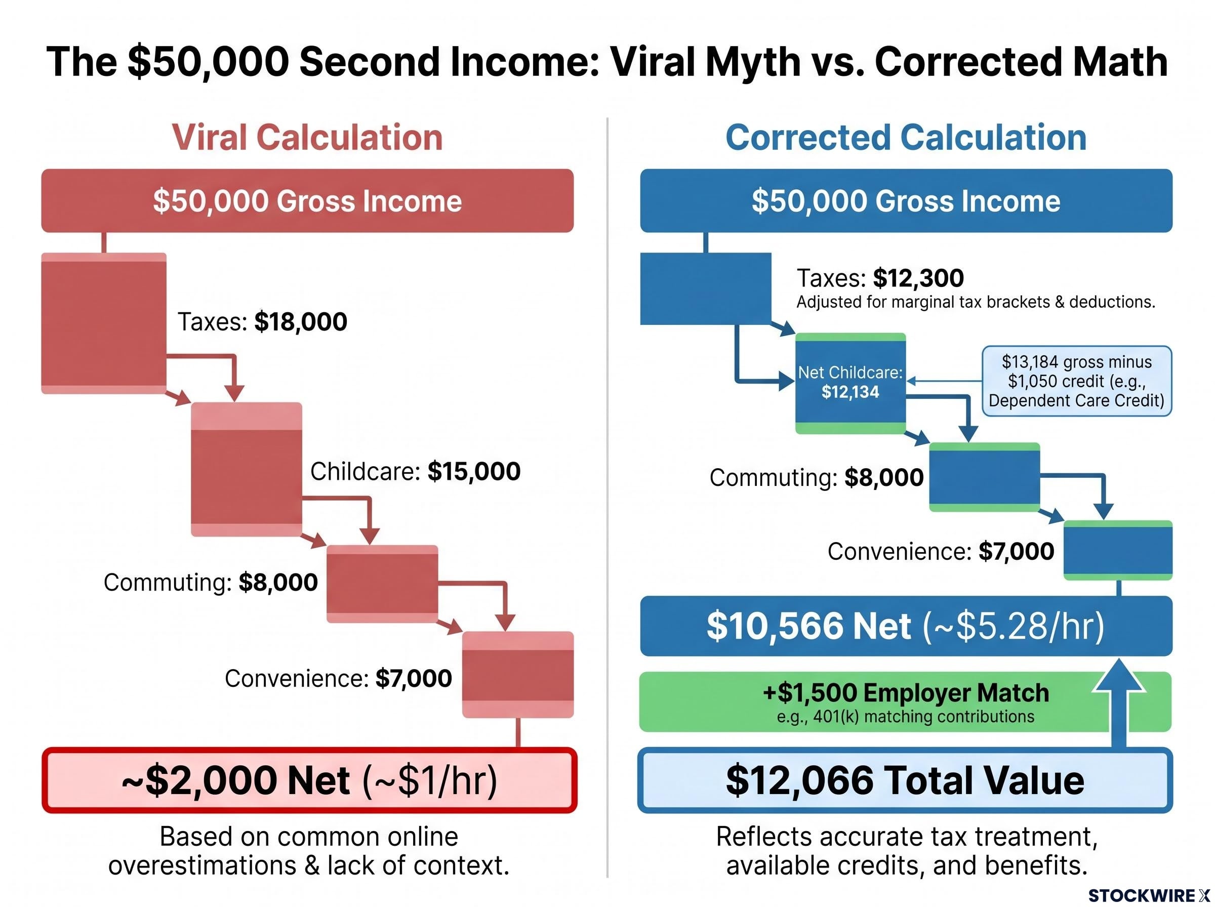 The $50,000 Second Income: Viral Math vs. Corrected Reality