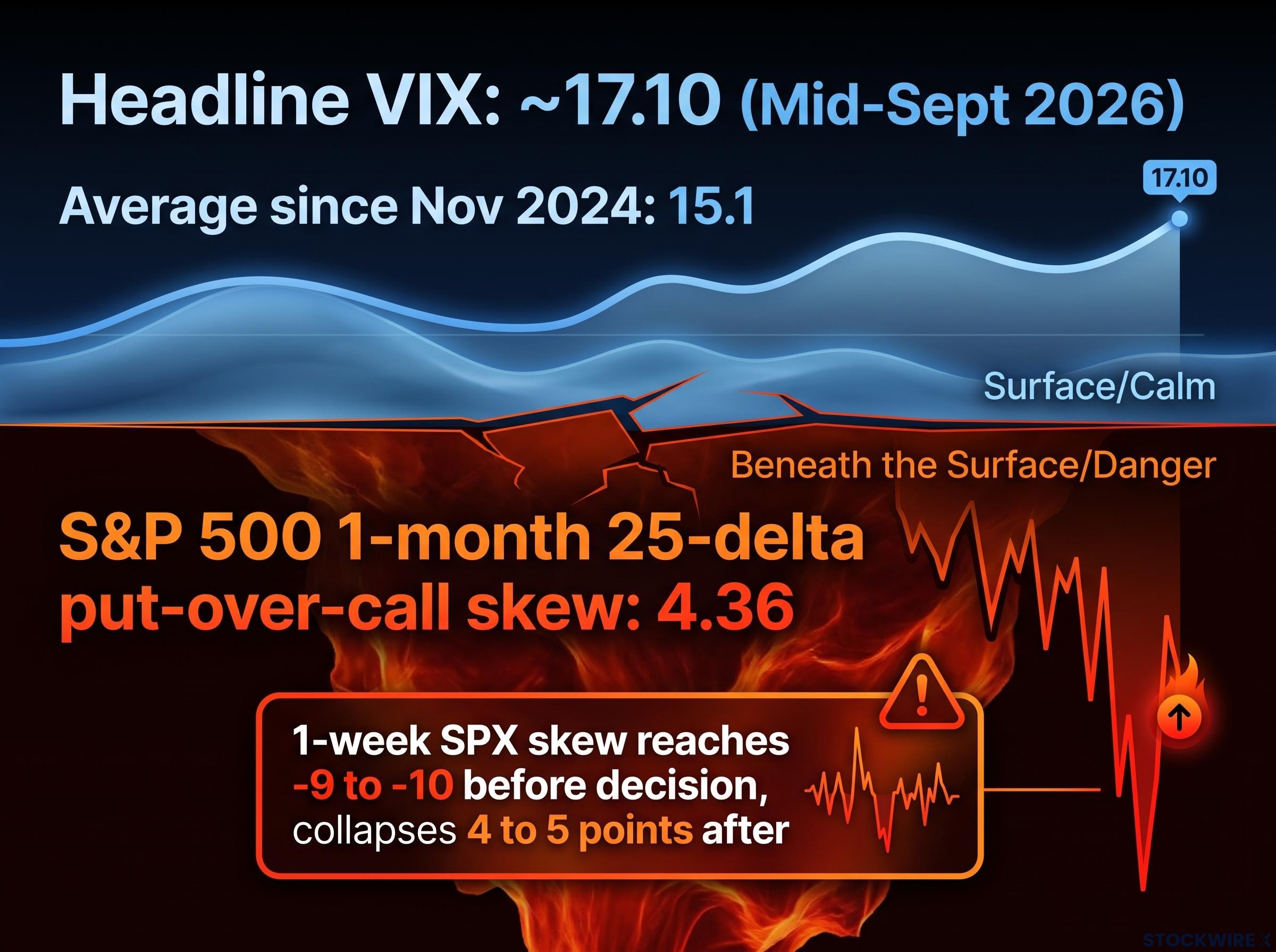 The Volatility Trap: VIX vs. Skew Divergence