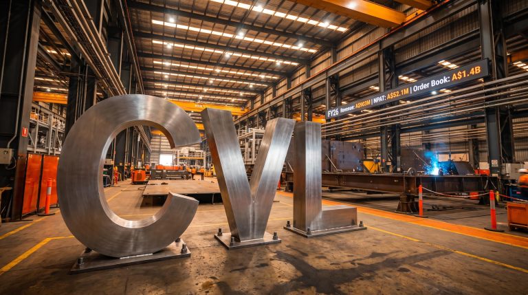 Large metal letters CVL