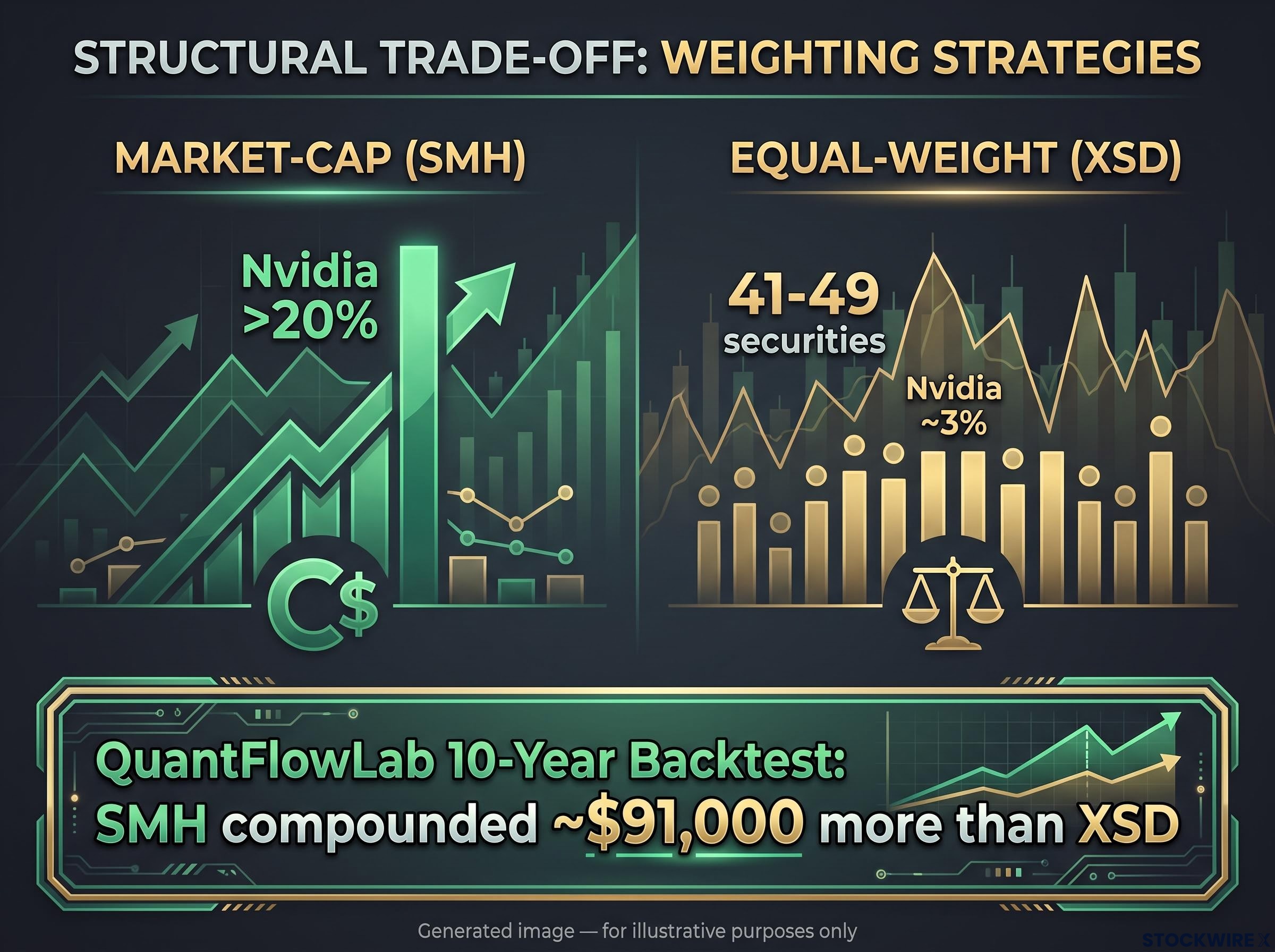 The Cost of Equal-Weighting: 10-Year Backtest