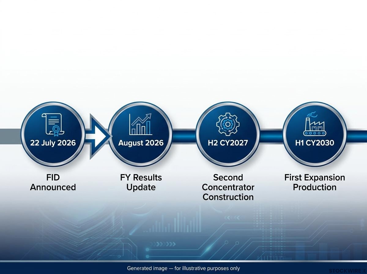 Mt Holland Development Timeline
