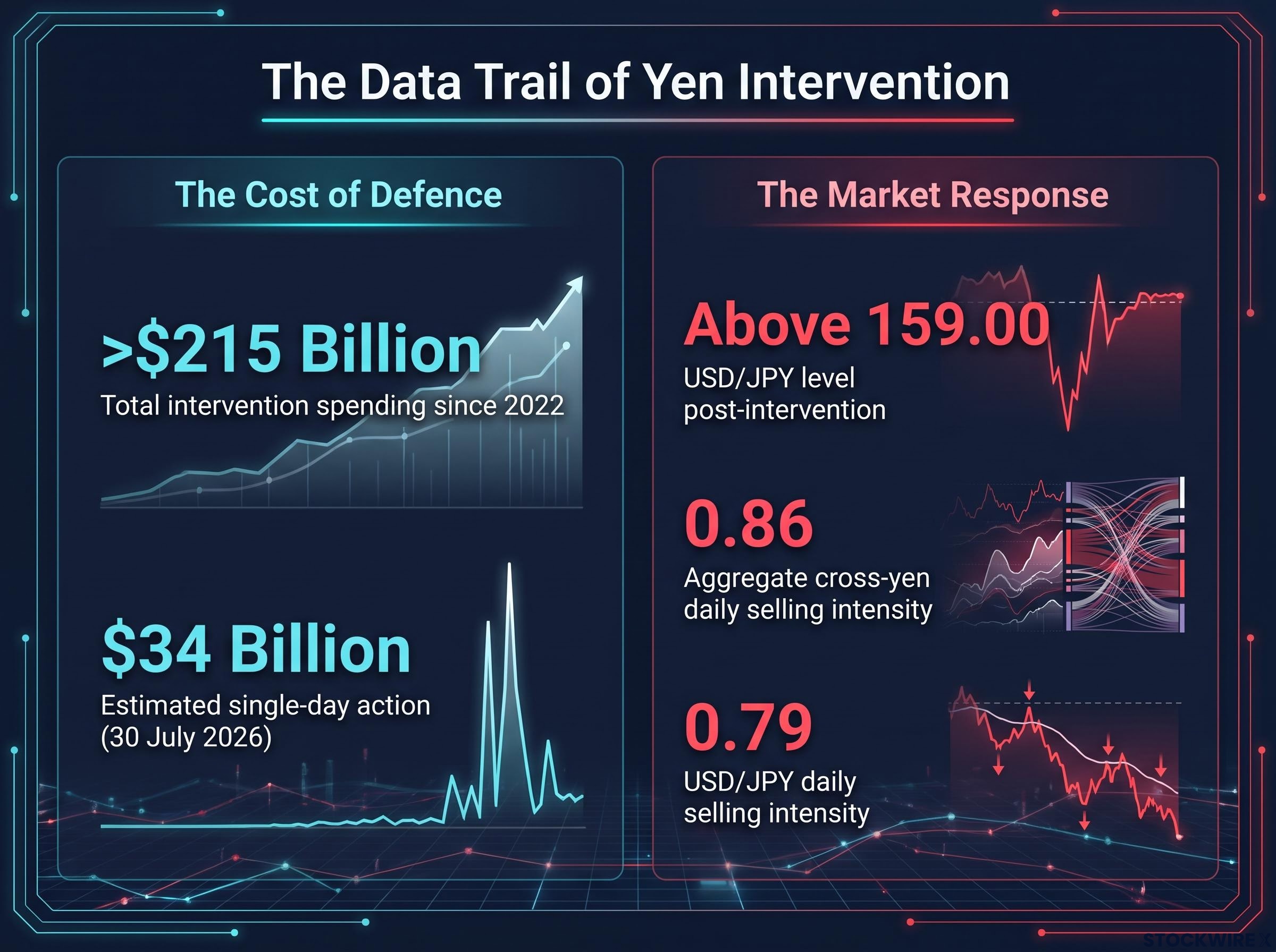 Yen Intervention & Selling Intensity Dashboard