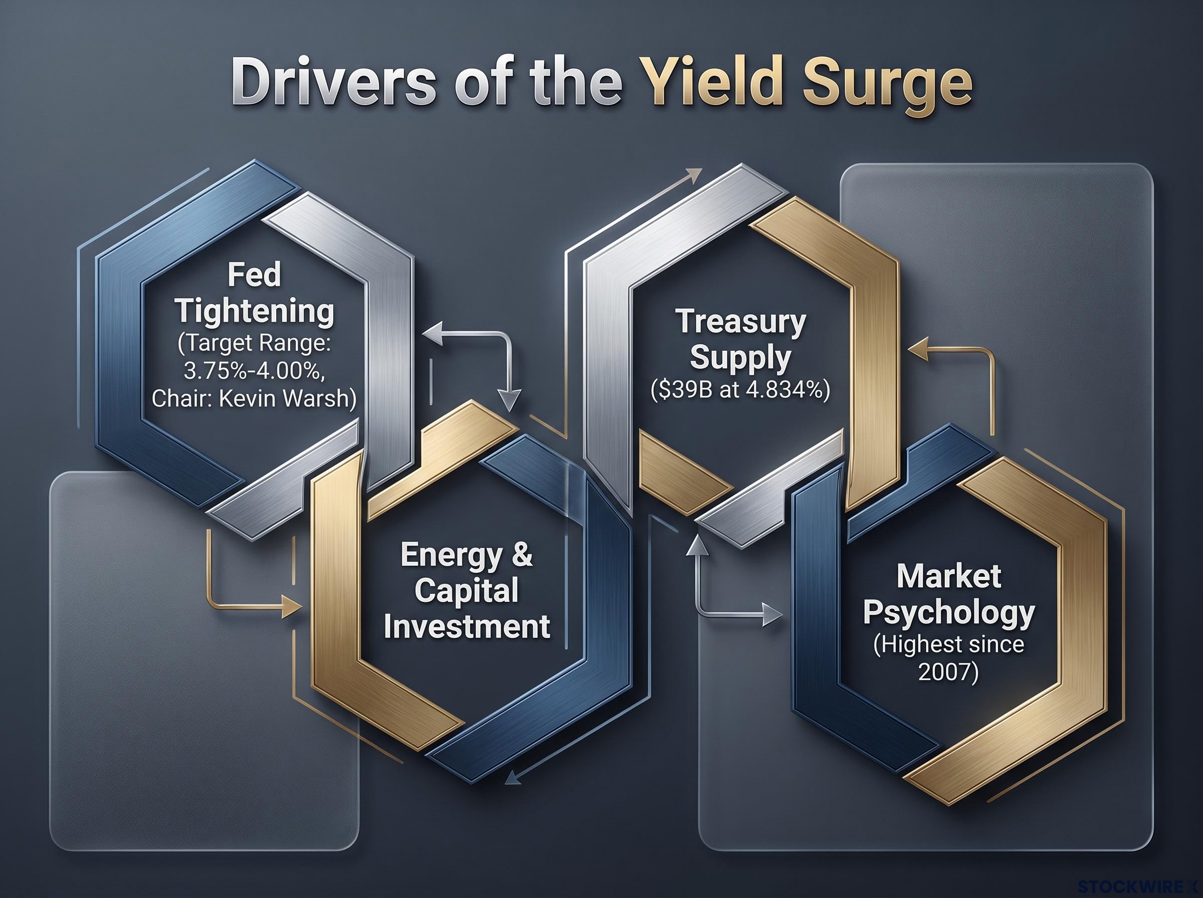 Four Overlapping Forces Driving the 10-Year Yield